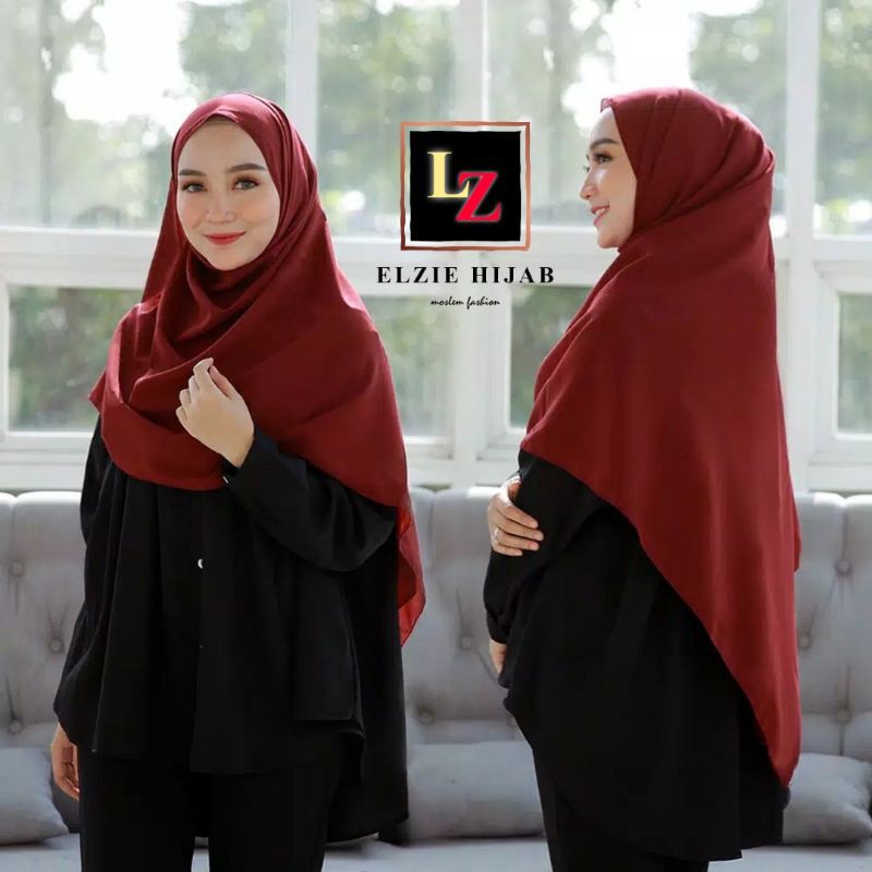 ELZIE HIJAB | 200 X 75 PASHMINA DIAMOND JUMBO