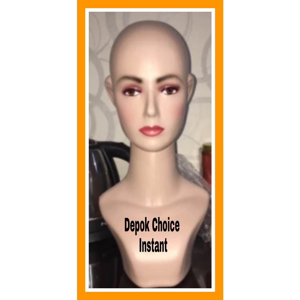 MANNEQUIN KEPALA DEWASA | PATUNG HIJAB | PATUNG KEPALA | DISPLAY HIJAB