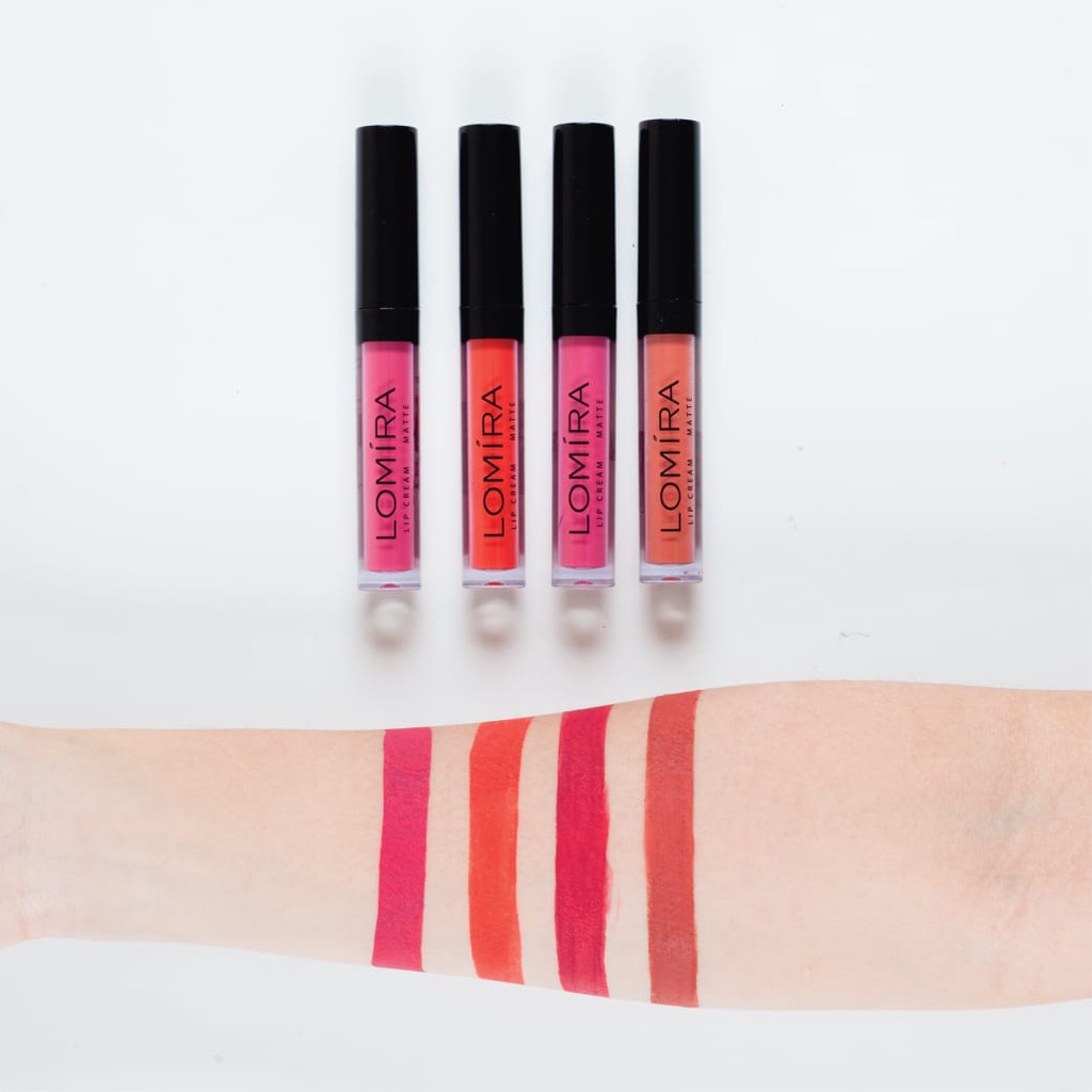 Lipcream Matte Lipstick LOMIRA ✔️BPOM Colour Matte Revolution