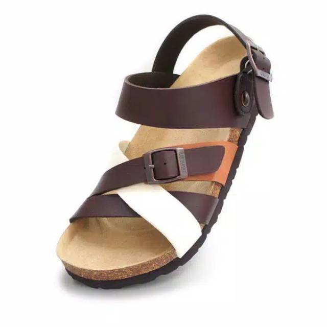 SANDAL GUNUNG SANDAL OUTDOOR SANDAL ADVENTURE COMET JEPIT SLOP TALI HITAM - ABU
