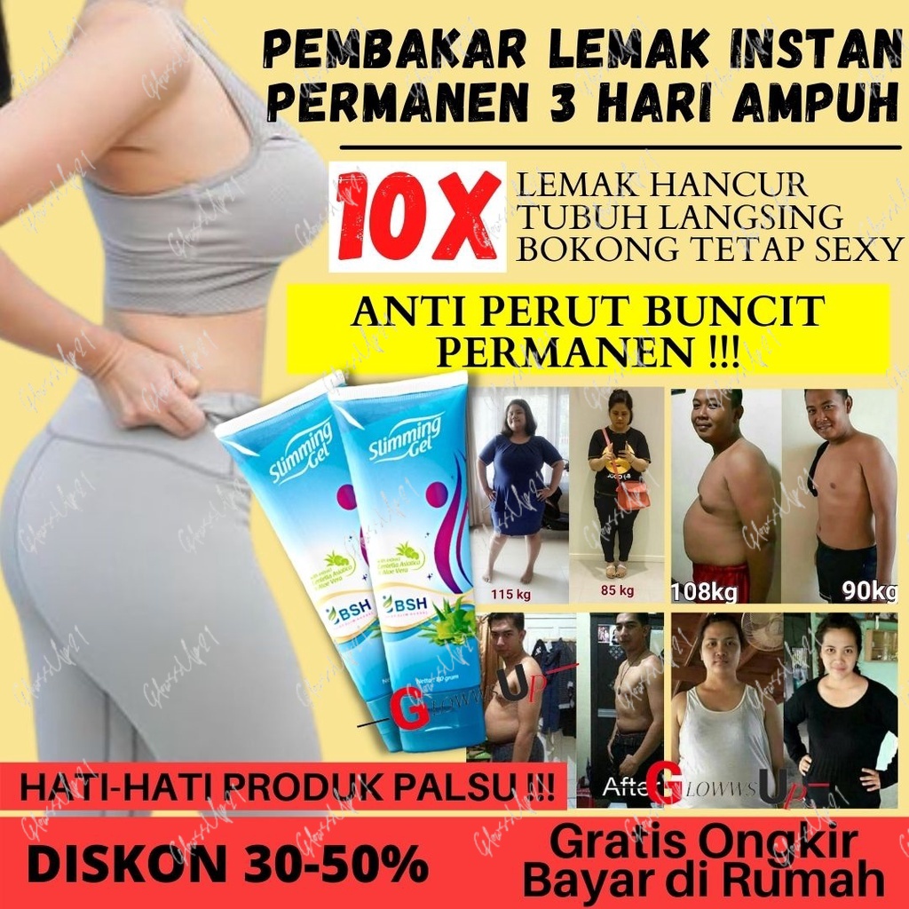 PELANGSING TUBUH TANPA DIET - BSH SLIMMING GEL LOTION PELANGSING - PELANGSING TERLARIS BPOM