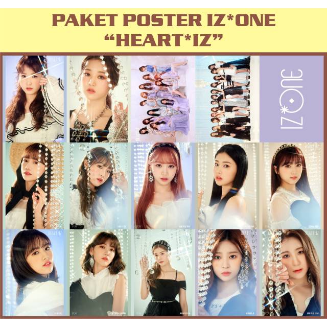 IZ*ONE HEART*IZ POSTER SET