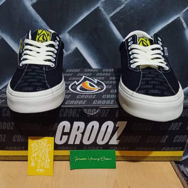 FYC X CROOZ footwear musac black KOLABORASI  size 42