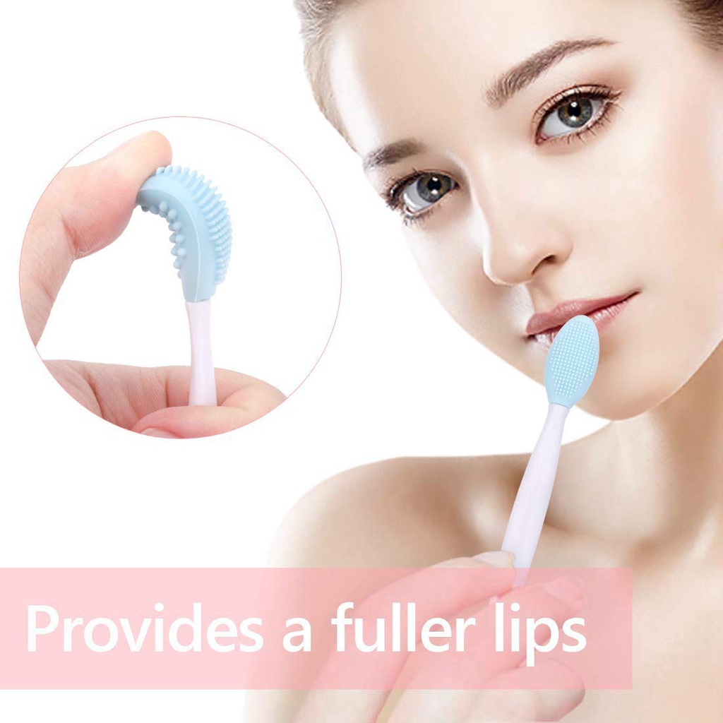 Double-Sided Silicone Exfoliating Soft Nose Brush