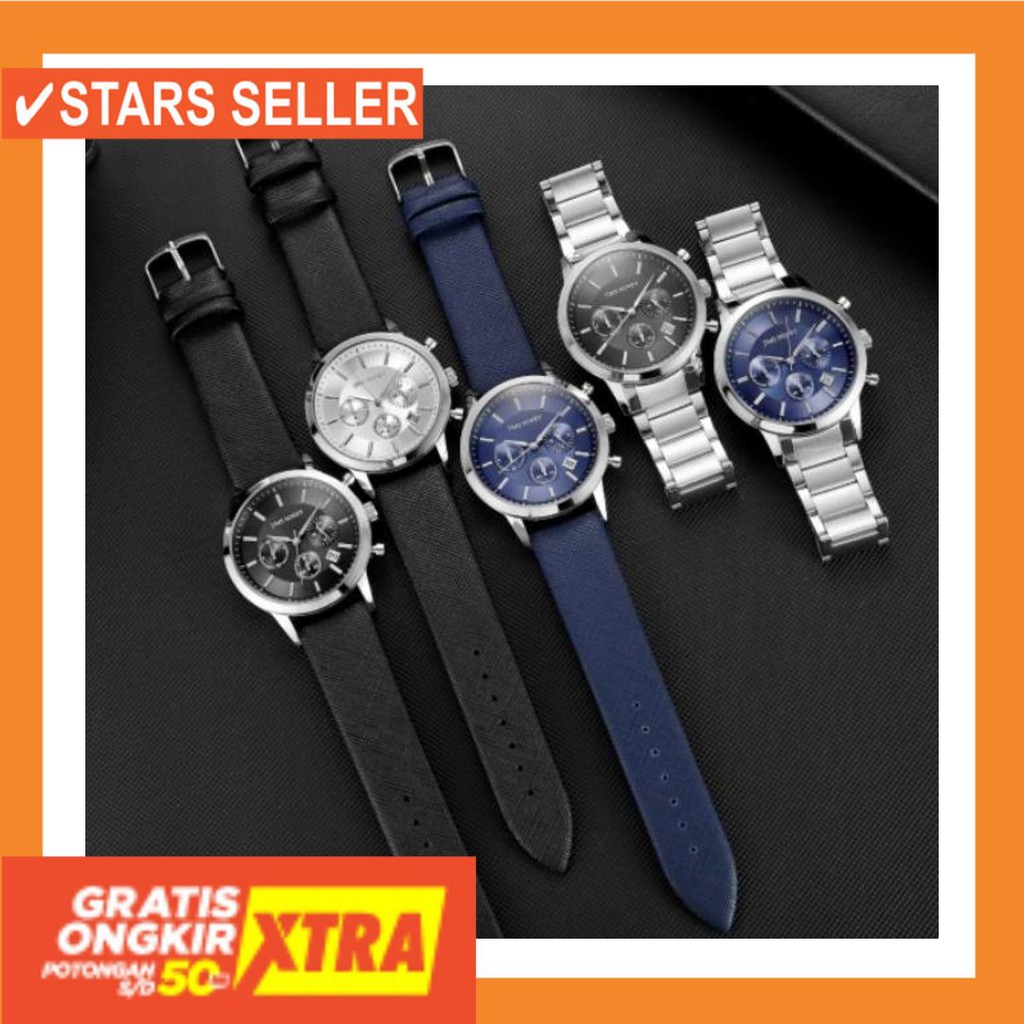 JAM TANGAN GROSIR MURAH LELAKI ANTI KARAT AIR LAKI / Jam tangan 8305 jimshoney