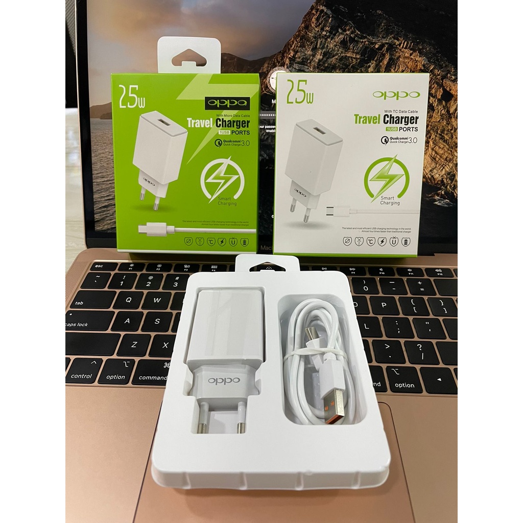 Travel Charger Ak -778 Realme Ak-779 Oppo Ak-770 Vivo 25 W Qualcomm 3.0 Fast Charging Micro &amp; Type C