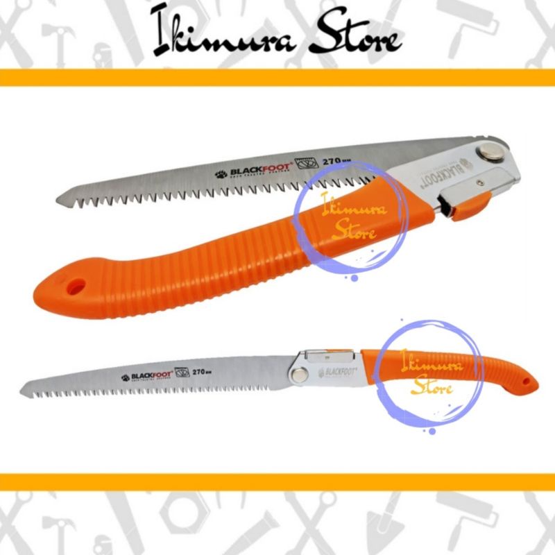 Folding Saw Gergaji Lipat Tangan Kayu Pohon Dahan Ranting BLACKFOOT