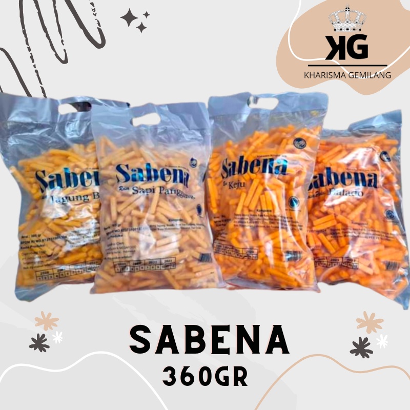 

SABENA - SABENA JUMBO 340g Rasa jagung keju balado sapi panggang Sabena Biscuit Snack anak Cemilan Enak Asin Gurih Pedas