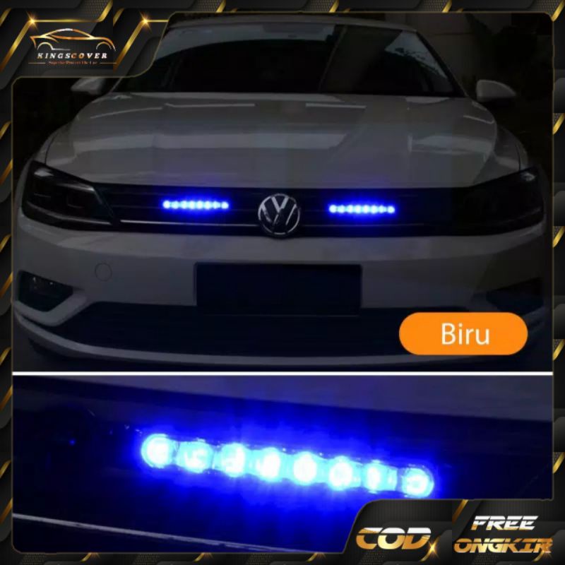 Lampu Kabut LED Bertenaga Angin Daytime Running Light Car