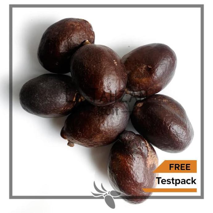 

Buah Zuriat Madinah / Doum Hitam Pekat Asli Promil 500 Gram