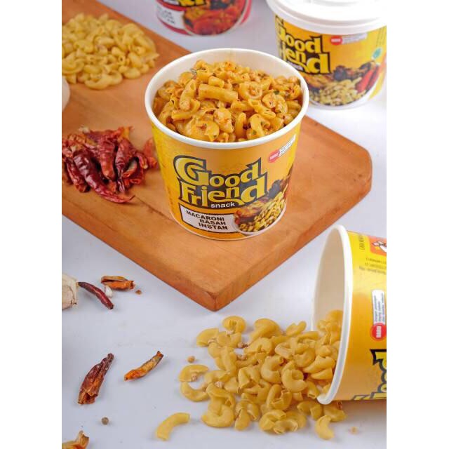 Macaroni Keju Basah Good Friend Tinggal Seduh Keju Melting Berasa Nikmat (65gr)