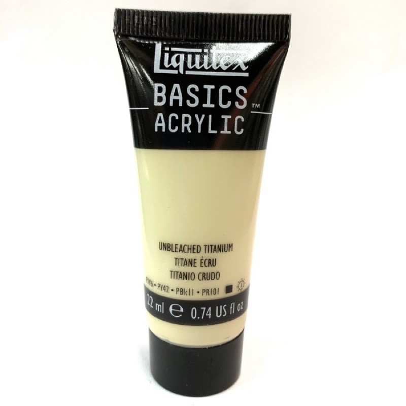 

Cat Acrylic Liquitex Basics 22ml Unbleached Titanium