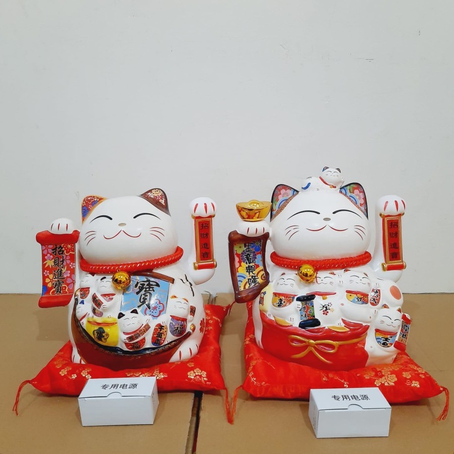 MANEKI KUCING PAJANGAN KUCING LUCKY CAT MANEKI NEKO KADO MURAH MANEKI