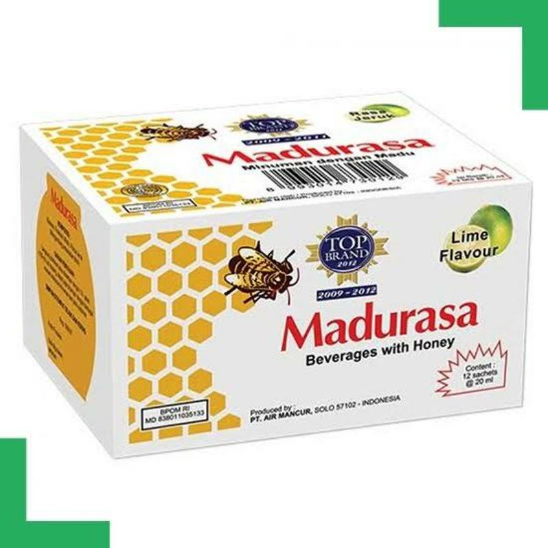 

MaduRasa Original & Jeruk Nipis 1 box isi 12 Sachet
