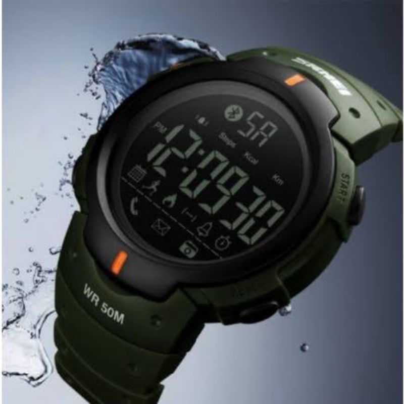 JAM TANGAN SKMEI 1301 OUTDOOR JAM TANGAN PRIA VIRAL BLUETOOTH