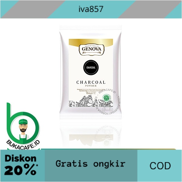 

PROMO Genova Charcoal Powder 1 kg - Bubuk Minuman GRATIS ONGKIR