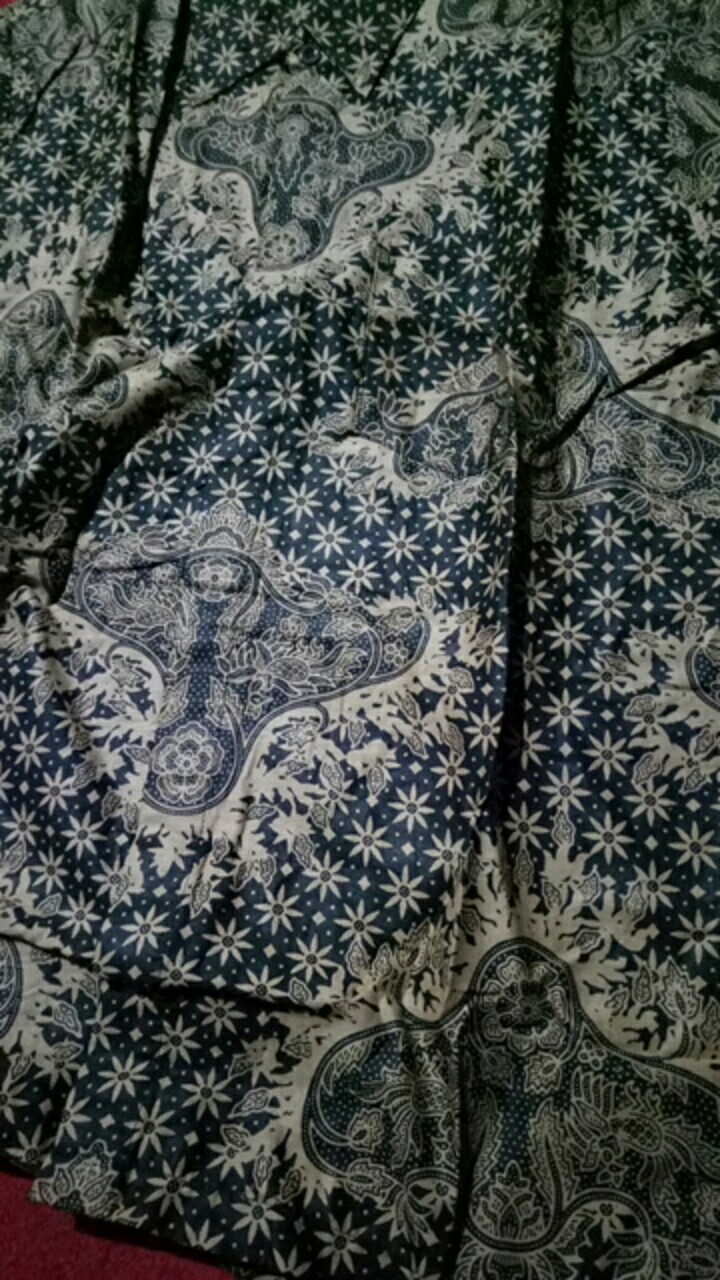 Batik Couple Keluarga Modern Sania Ruffle Ori Ndoro Jowi Dnt Seragam Batik Termurah Batik Pekalongan