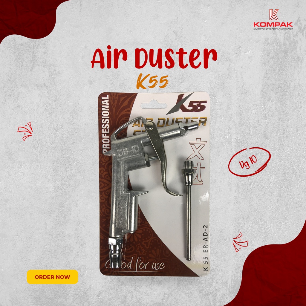 AIR DUSTER K55 KOMPRESOR AIR BLOW GUN PISTOL COMPRESOR TEMBAK ANGIN