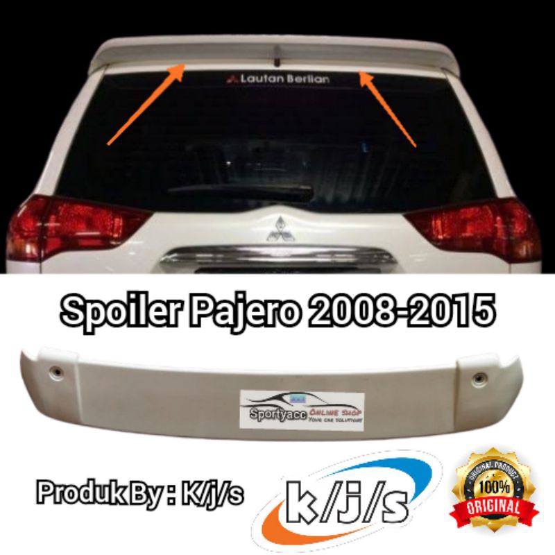 Spoiler pajero sport 2008-2015