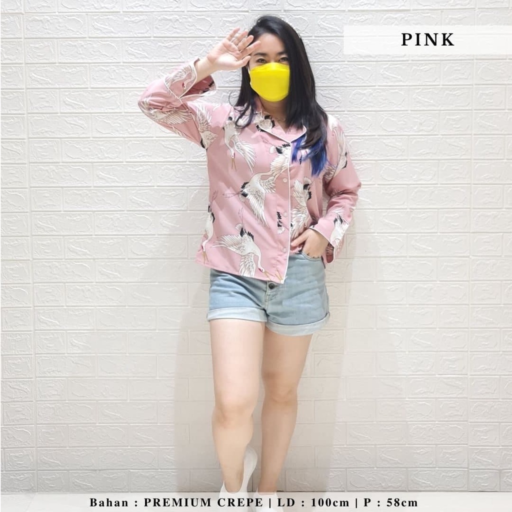 1130 flamingo long shirt