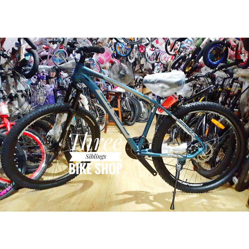 SEPEDA GUNUNG MTB GENIO M542 ALLOY SHIMANO 24 SPEED 27,5 INCH - BLUE
