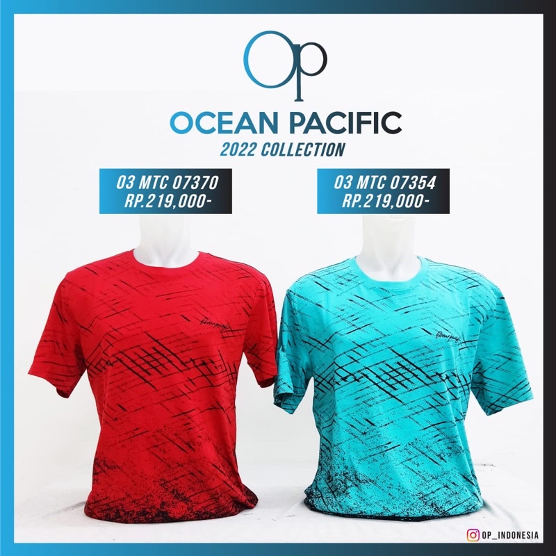 kaos ocean pacific OP original new produk