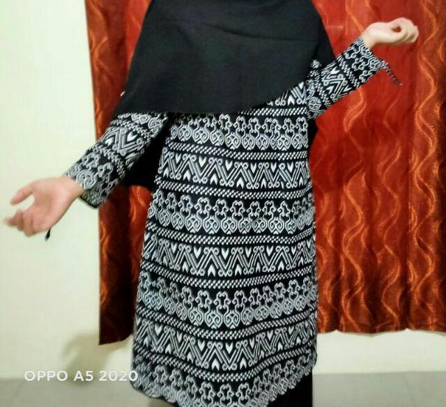 Atasan Batik Dolby Dolbi Dobby Doby Tenun Sutra Tulis Halus Katun Atbm Baron ,sarombit Atasan