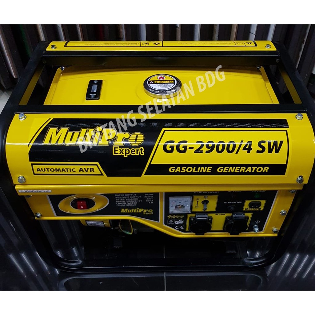 Multipro GG-2900 /4 SW Genset Portable Generator Set