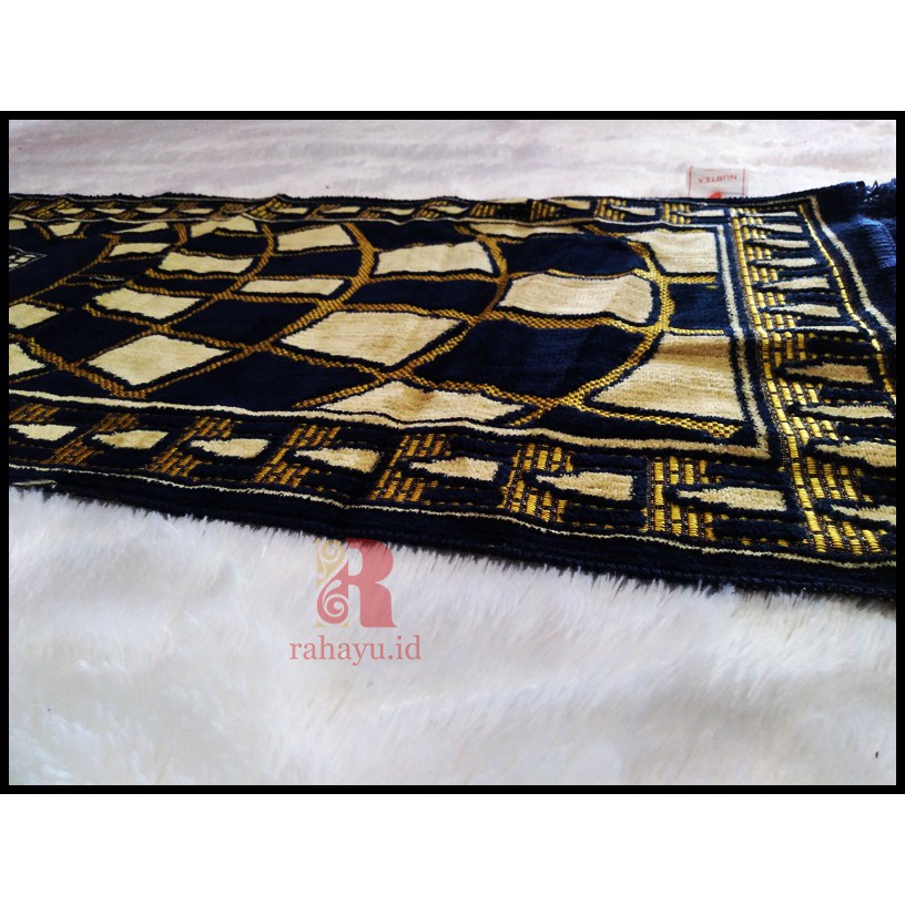 Sajadah Exlusif Nurtex Kabah Navy Kotak