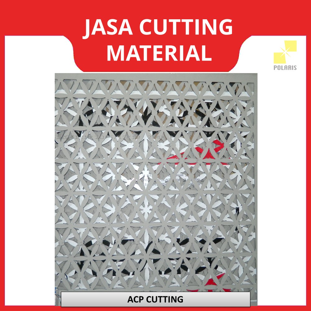 JASA CUTTING CNC MATERIAL POTONG MOTIF -  CNC CUTTING BAHAN KAYU/TRIPLEK/HMR/GRC/PVC BOARD/MDF/ACP/AKRILIK/PE/PL/POLYCARBONAT - CUTTING PARTISI RUANGAN WALL ART