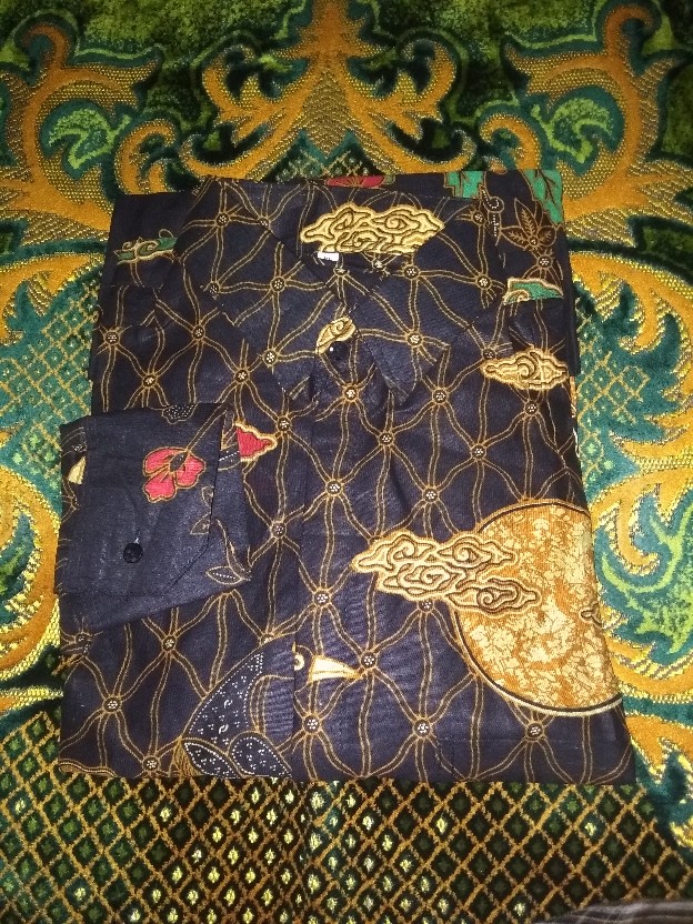 Kemeja Batik Pria Ppbtk07 Modern Lengan Panjang Casual Modis Trendy Masa Kini M L Xl Asli Pekalongan