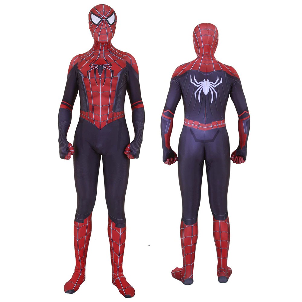 FREE ONGKIR Men Boys Spider Man Raimi Far From Home Hybrid Cosplay Costume Zentai Spiderman