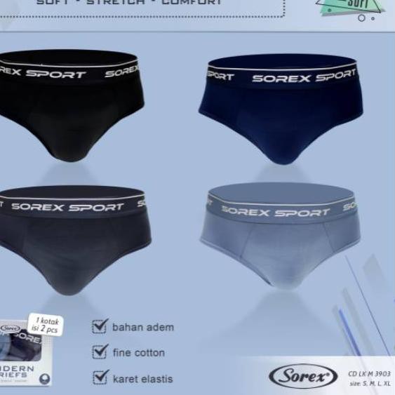 TERLARIS..  Celana Dalam CD Pria Sorex M 3903 >>