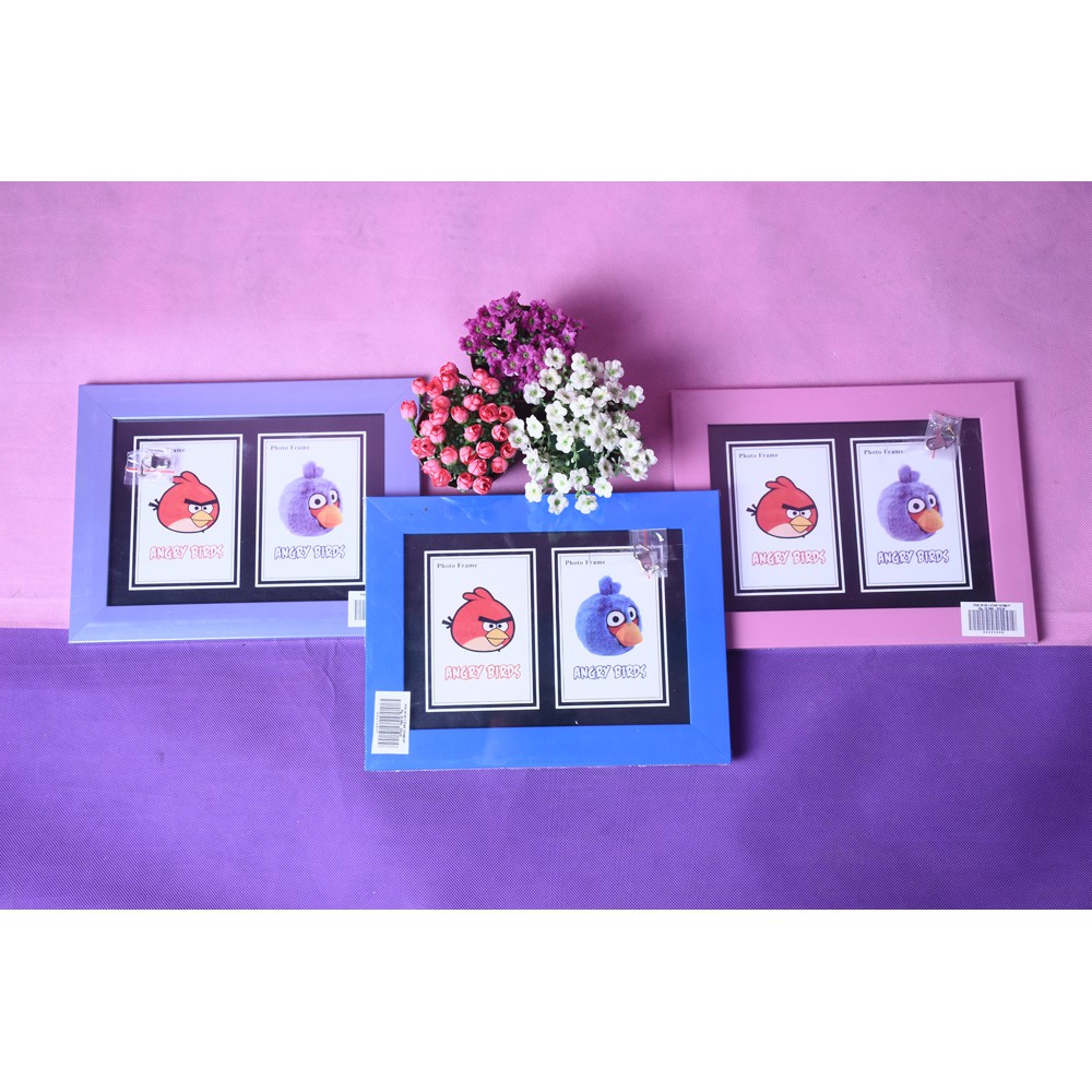 Bingkai Frame Pigura 3r Isi 2 Warna Warni Shopee Indonesia