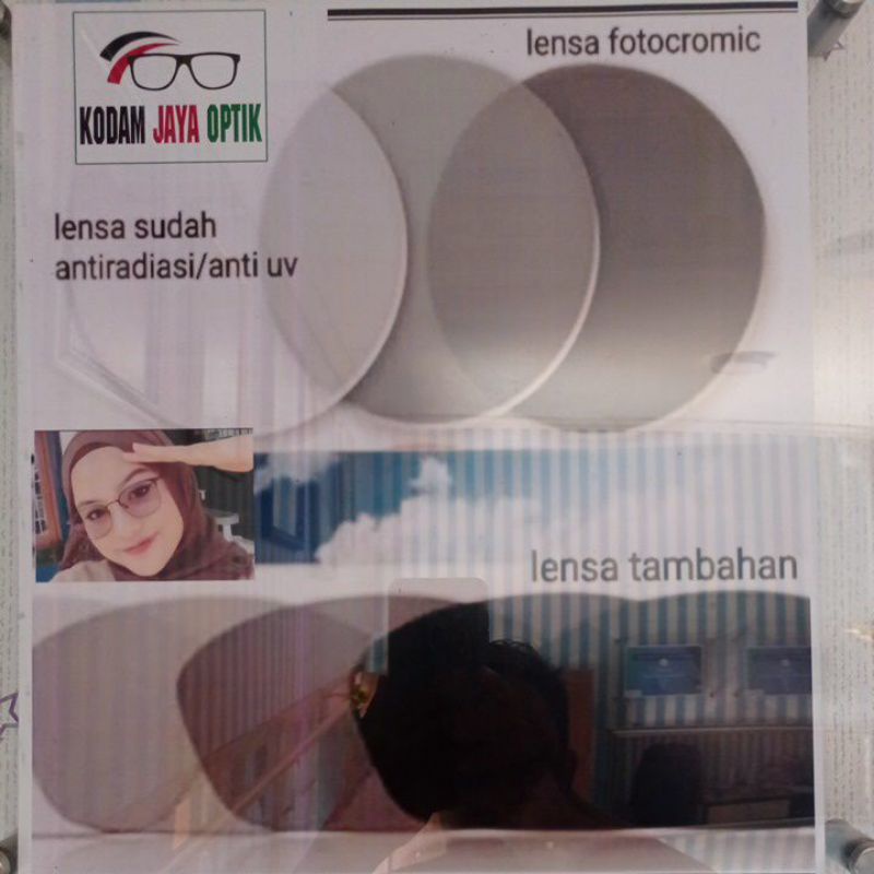 kacamata photocromic dgn ukuran normal /minus kacamata yg bisa berubah warna menjadi gelap klo terke