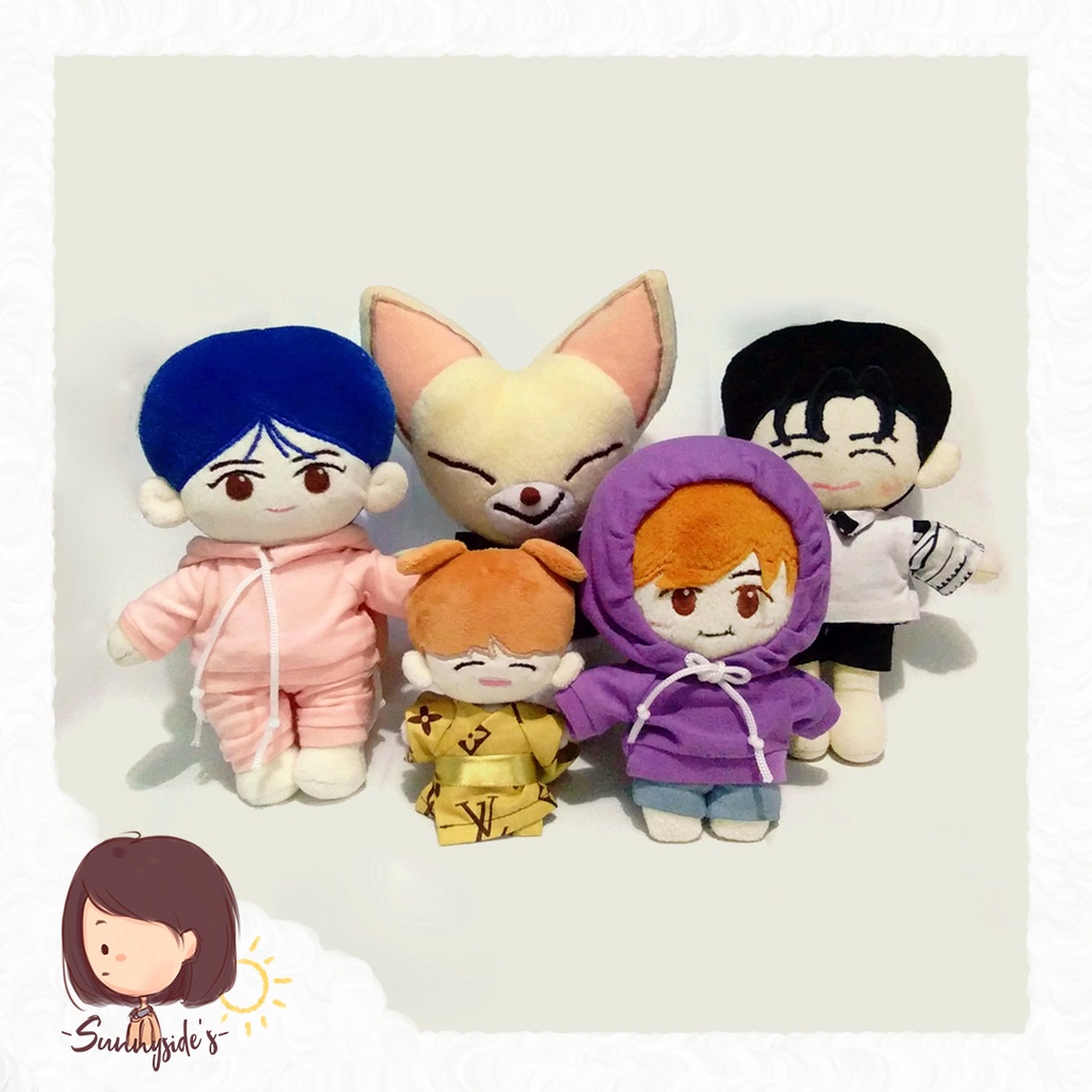 [Plush Doll] Custom Doll 20cm, 15cm, 10cm | Kpop Doll - Anime Doll | Exo Doll - BTS Doll - NCT Doll