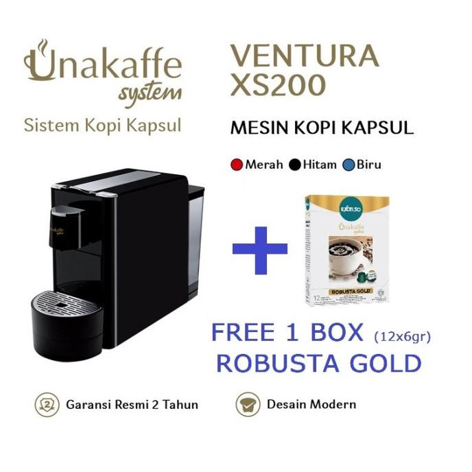 Unakaffe System Ventura Xs200 ( Mesin Kopi Kapsul ) Store_Liaa