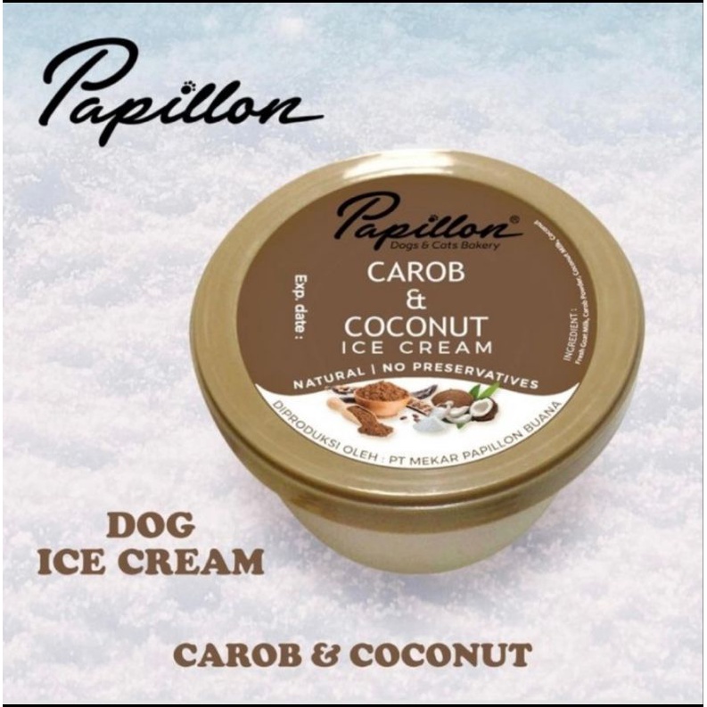 

CAROB & COCONUT ICE CREAM 5 oz