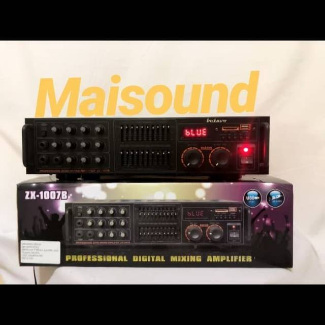 AMPLI BETAVO ZX 1007B AMPLIFIER BETAVO ZX1007B ZX 1007 BLUETOOTH