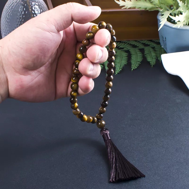 Gelang Tasbih Tiger Eye Original 33