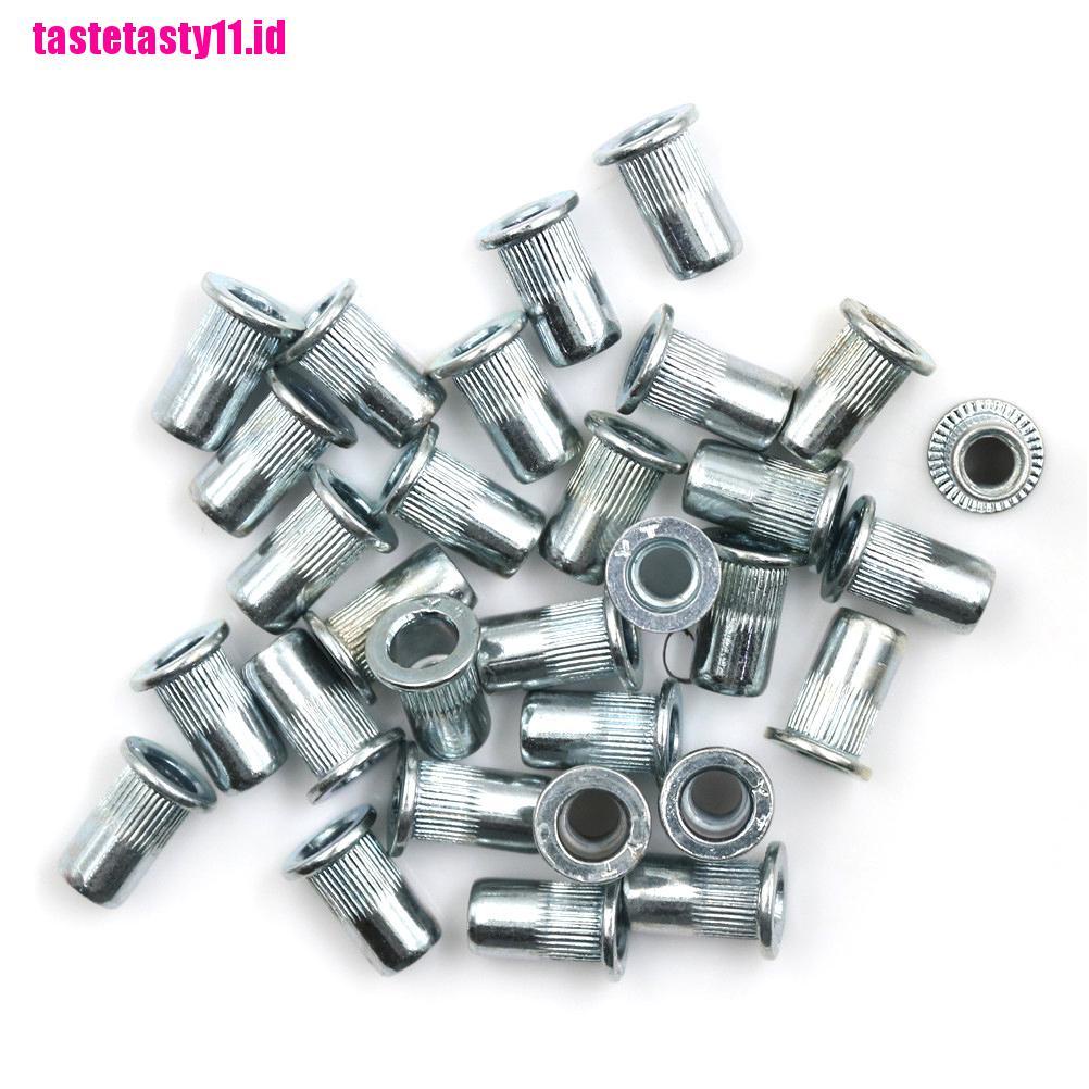 30 Pcs Mur Insert M5 Thread Biru Putih Bahan zinc M5 Benang Jahit