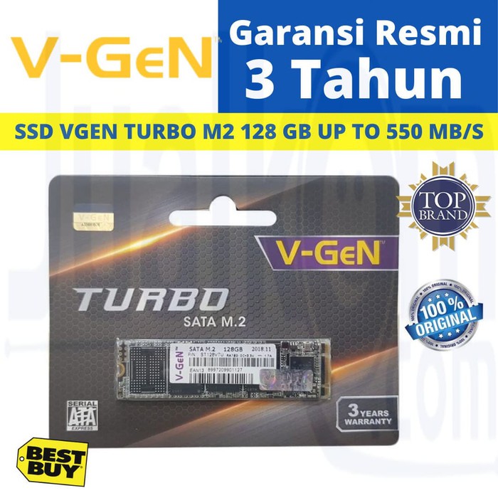 V-GEN SSD M.2 SATA TURBO 128GB V GEN M2 128 GB VGEN 2280