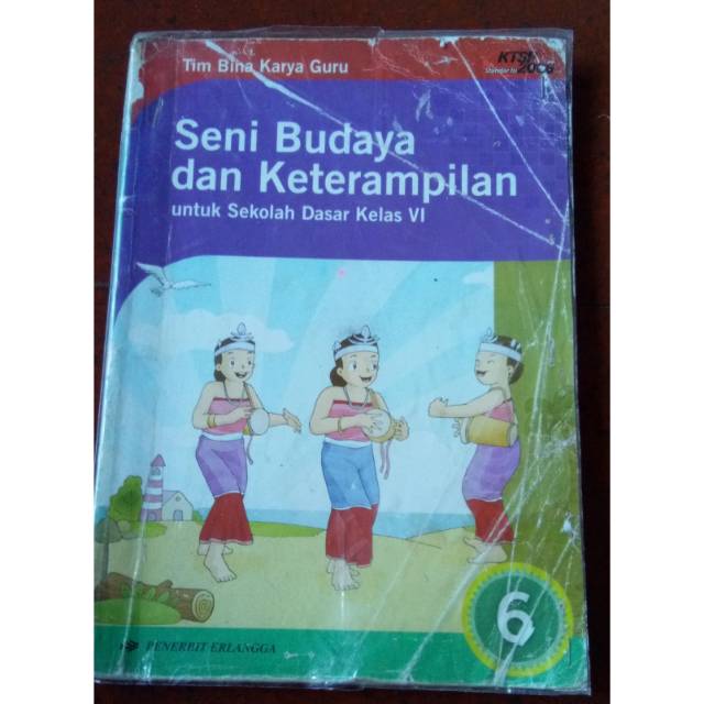 Buku SBK kelas 6 SD primary ktsp 2006 erlangga