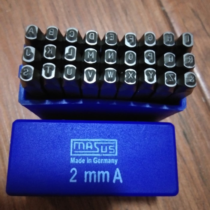 

MASUS Germany Huruf Ketok Karakter Terbalik 1.5 mm Stamp Punch A-Z