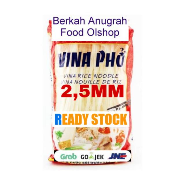 

Bich-Chi Vina Pho Rice Noodle (Kwetiaw) 400gr size 2.5MM