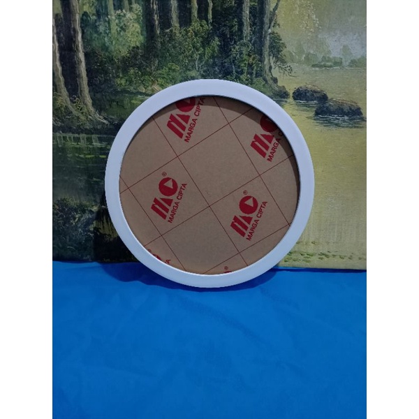 pigura bulat D30cm tranparan akrilik