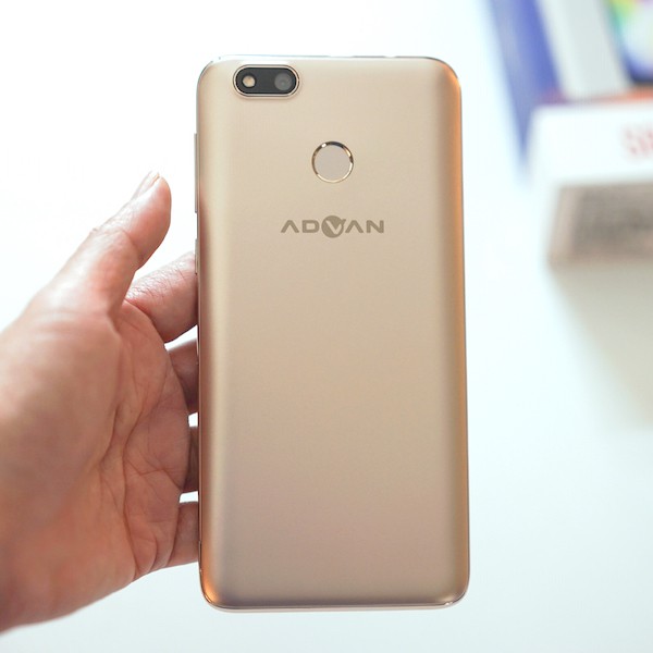 Advan S6 4g Fingerprint Blue Gold Garansi Resmi Shopee Indonesia