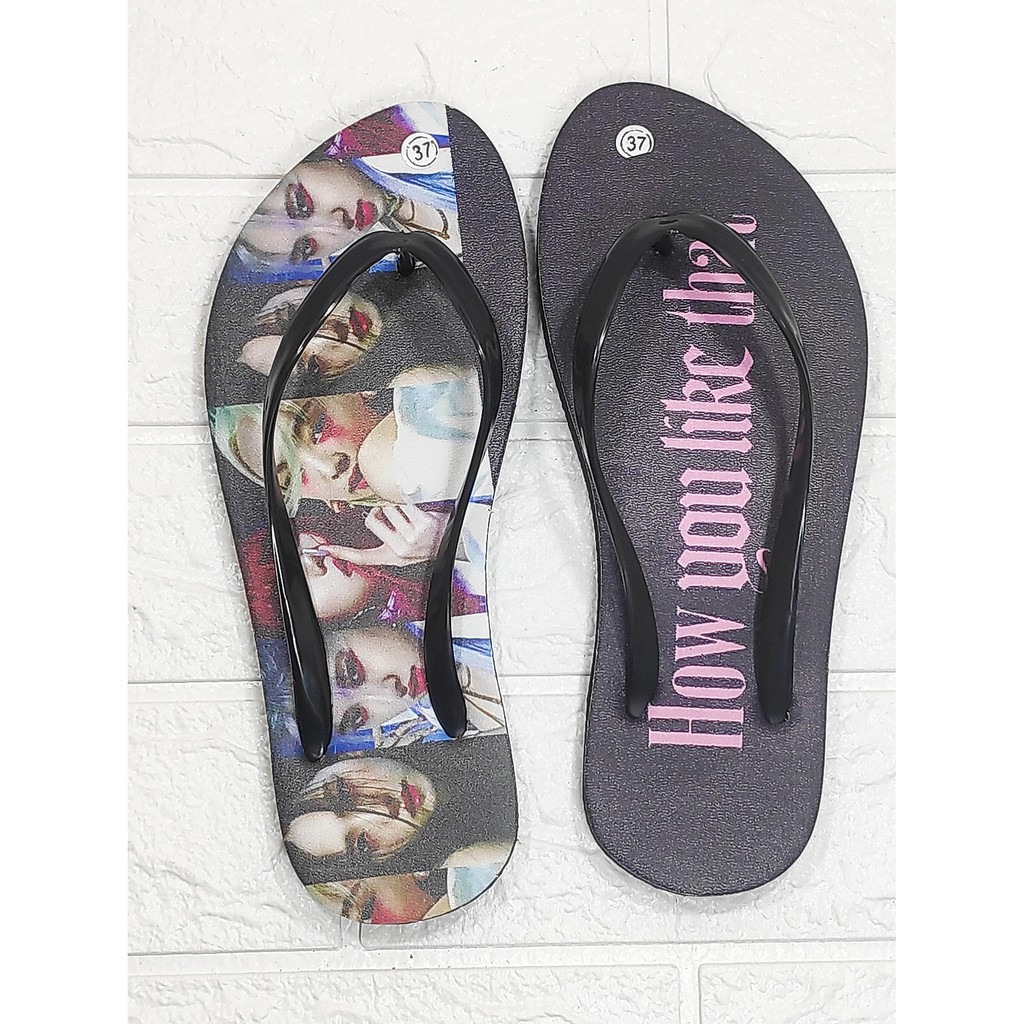 hanamishoes sandal  jepit  wanita  blackpink Shopee  Indonesia