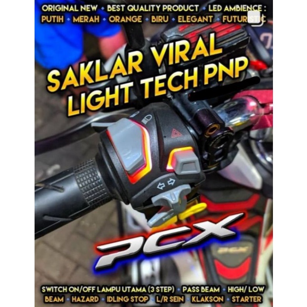 SAKLAR VIRAL SAKLAR LED VIETNAM  PNP VARIO NMAX PCX ADV AEROX