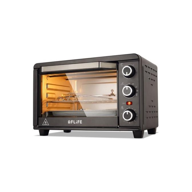 Oven Listrik Flife - OV-20HX01 - Kapasitas 20 Liter - 4 Elemen Pemanas